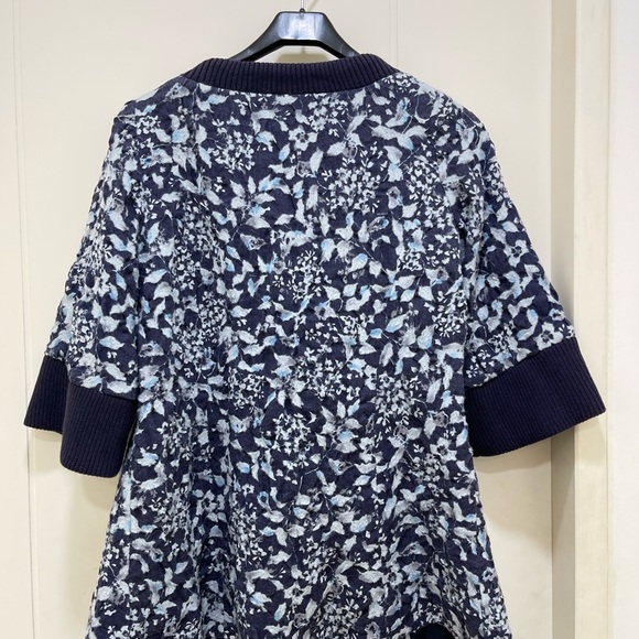 NWOT Alexander McQueen Style Elle Floral Embroidered Jacket Coat Sz 11, L. - Picture 3 of 7